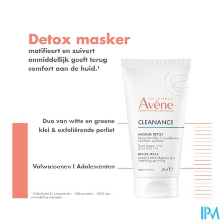 Avene Cleanance Detox Masker 50ml 5