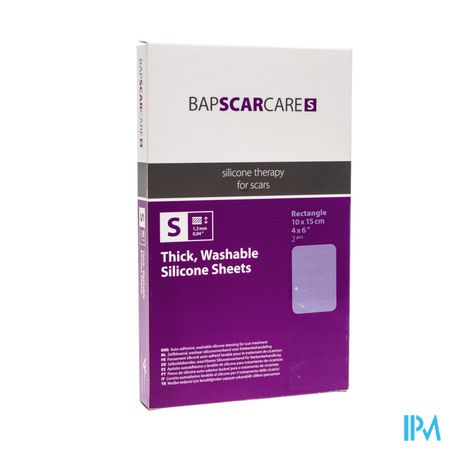Bap Scar Care S Silicoonverb Adh 10x 15cm 2 Stuks 2