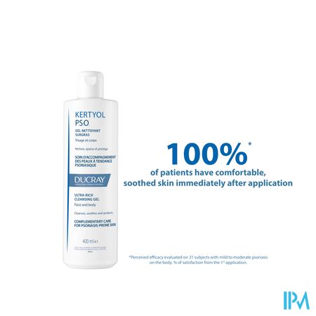 Ducray Kertyol Pso Gel Nettoyant 400ml 17