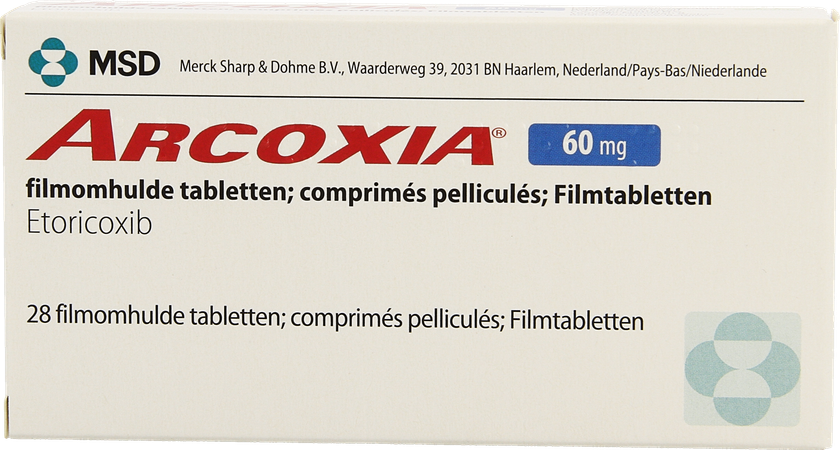 Arcoxia 60mg Comp 28 2