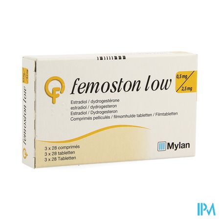 Femoston Low 0,5mg/2.5mg Omhulde Tabl 84