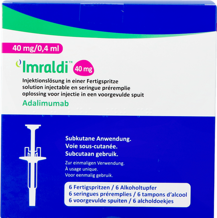 Imraldi 40mg Opl Inj 100mg/ml Voorgevulde Spuit 6 1