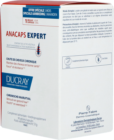 Ducray Anacaps Expert A/chute Progressive Caps 90 7
