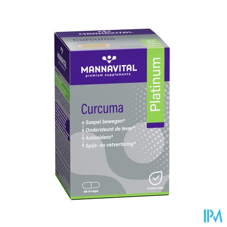 Mannavital Curcuma Platinum V-caps 60