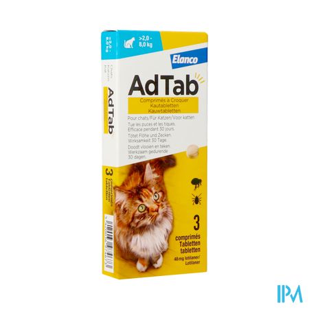 Adtab 48mg Chat >2kg-8kg Comp A Croquer 3