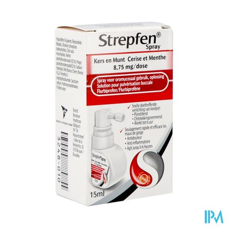 Strepfen 8,75mg Spray Sol Pulv Buccale 15ml