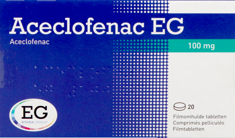 Aceclofenac EG 100Mg Filmomh Tabl  20X100Mg 2