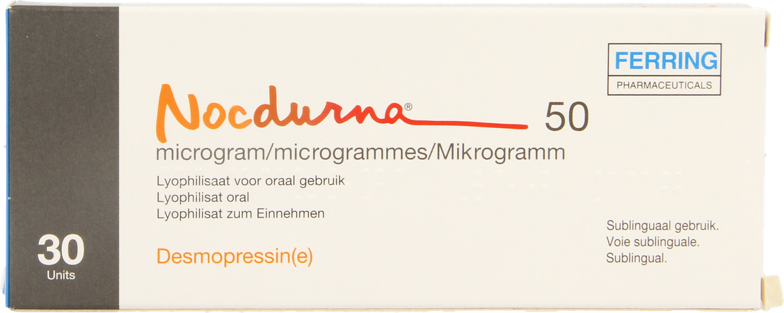 Nocdurna 50mcg Lyophilisaat Oraal Gebruik 30 X 1 1