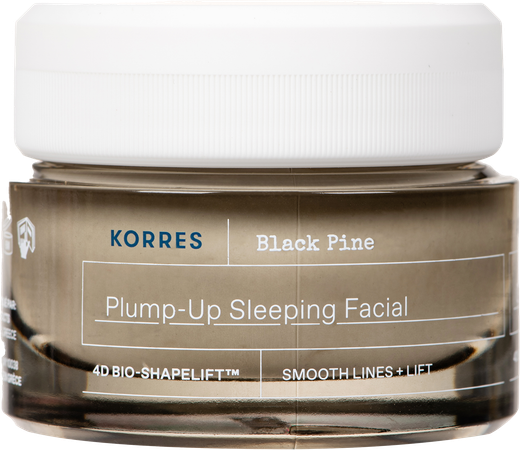 Korres Kf Zwarte Den 4d Lift Cr Gezicht Nacht 40ml 1