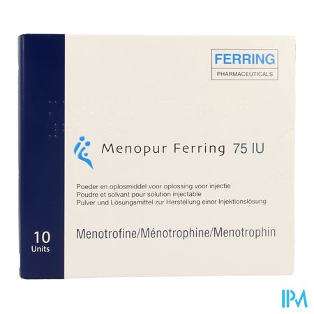 Menopur Ferring Pulv+solv Im/sc 10 4