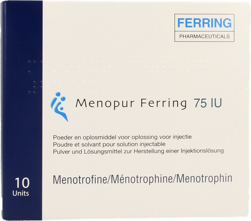 Menopur Ferring Pulv+solv Im/sc 10 3