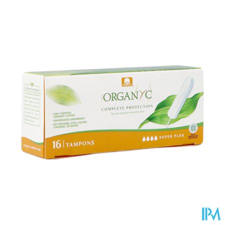 Organyc Tampon Super Plus Coton Bio 16