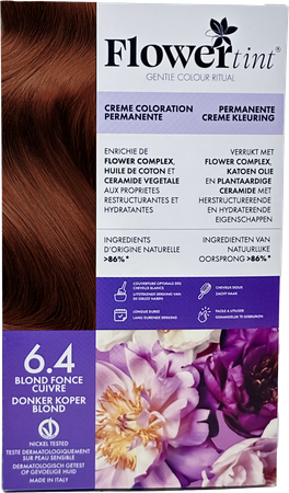 Flowertint Donker Koper Blond 6.4 140ml 1