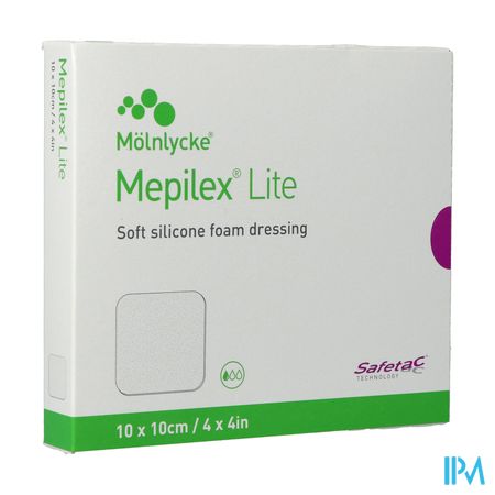 Mepilex Lite Pans Fin Sil Ster 10x10,00cm 5 284100