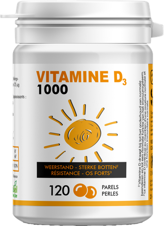 Soria Vitamine D 1000 Iu Parels 120 1
