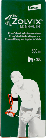 Zolvix 25mg/ml Orale Opl Voor Schapen 500ml 2