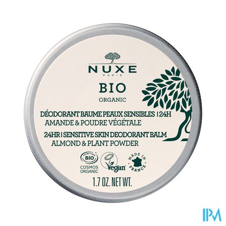 Nuxe Bio Deo.baume Peaux Sensibles 24h Amande 50g