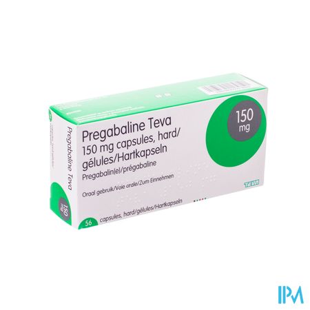 Pregabaline Teva 150mg Caps Hard 56 X 150mg 2
