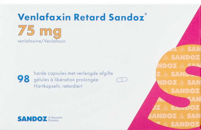 Venlafaxin Retard Sandoz 75,0mg Verl.afg. Caps 98 1