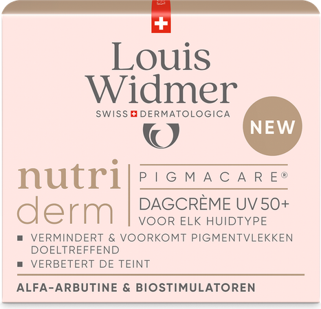 Widmer Nutriderm Pigmacare Cr Jour Uv50 Parf 50ml