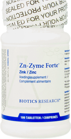 Zn Zyme Forte Biotics Comp 100x25mg 6