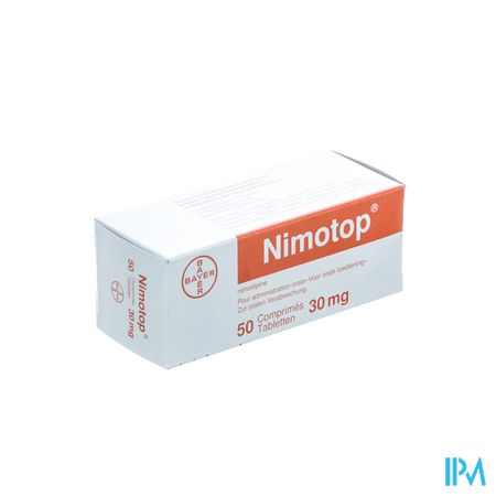 Nimotop 50 Tabl 30mg