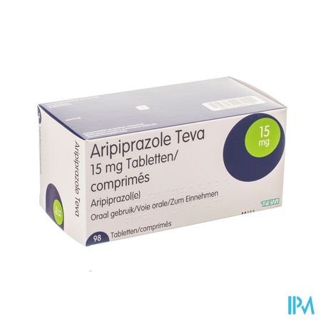 Aripiprazole Teva 15mg Tabl 98 X 15mg