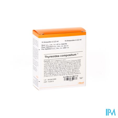 Thyreoidea Compositum Ii Amp 10x2,2ml Heel