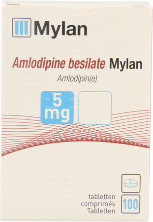 Amlodipine Besilate Viatris 5mg Tabl 100 4