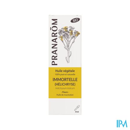 Immortelle Bio Huile Vegetale Fl 30ml Pranarom