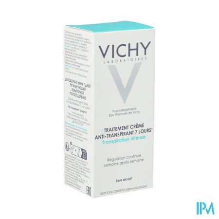 Vichy Deo Transpiration Intense 7 Jours Creme 30ml