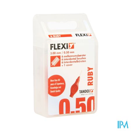 Flexi Red Borsteltje Super Fine Interdentaal 6