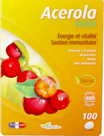 Acerola 1000 Tabl 100 Nf Orthonat 1