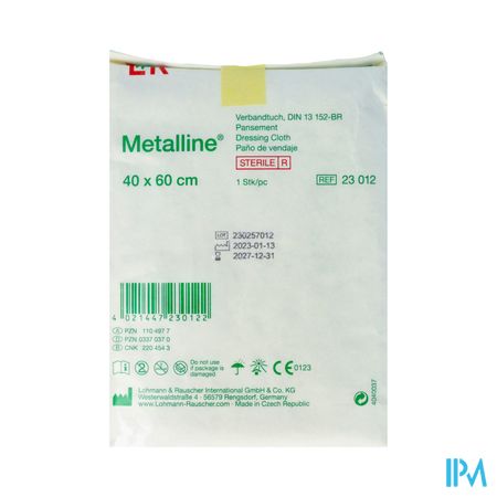 Metalline Verband Steriel 40x60cm 1 23012