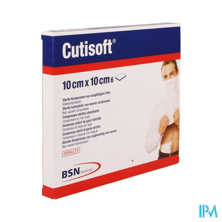 Cutisoft Ster Non Woven 10,0x 10,0cm 6