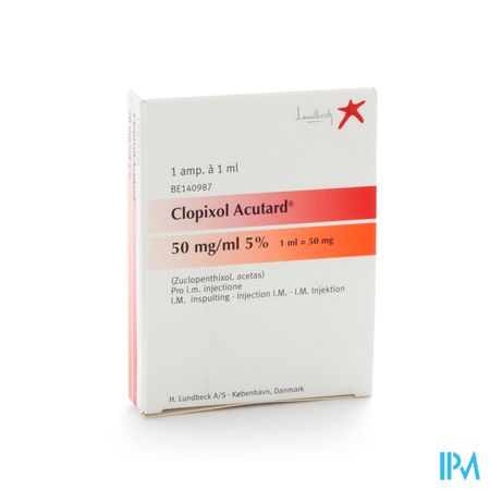 Clopixol Acutard Amp 1x1ml 50mg/ml