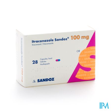 Itraconazole Sandoz Caps 28x100mg