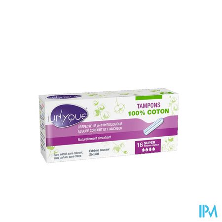 Unyque Tampons Bio Super + Applicator 16