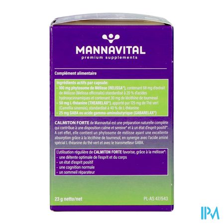 Mannavital Calmiton Forte V-caps 60 5