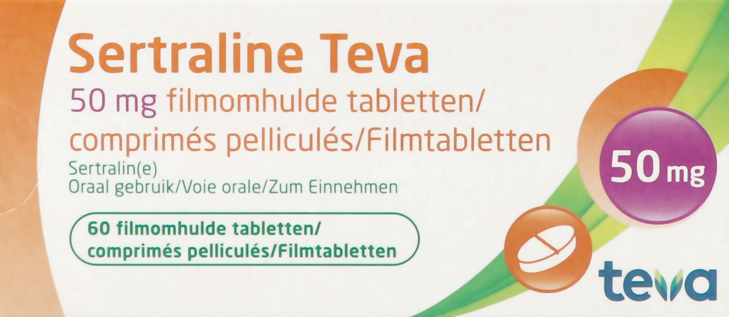 Sertraline Teva 50mg Comp 60 X 50mg 2