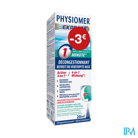 Physiomer Express Pocket 20ml -3€