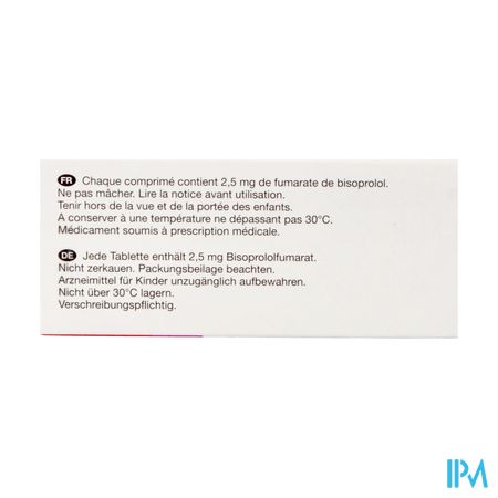 Bisoprolol Viatris 2,5mg Comp Pell 30 2