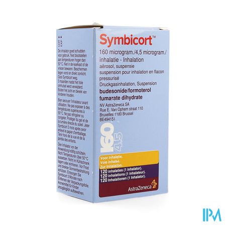 Symbicort 160mcg/4,5mcg Aerosol Doses 1x120