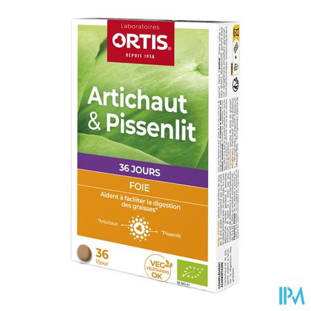 Ortis Artisjok-paardebloem Bio Tabl 36 4