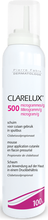 Clarelux 500 Mcg/g Mousse Flacon 100g 2
