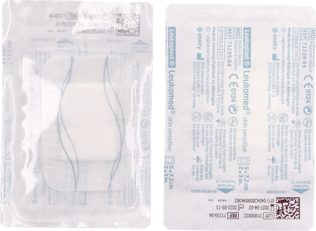 Leukomed Skin Sens. 5cmx7,2cm 5 3