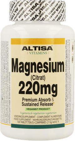 Altisa Magnesium Ctrat 220mg Tr Comp 100 1