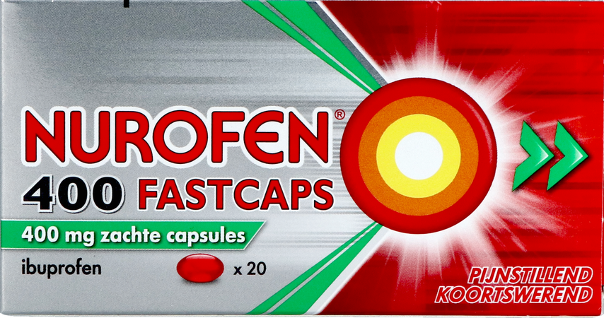 Nurofen 400 Fastcaps Caps 20x400mg 5
