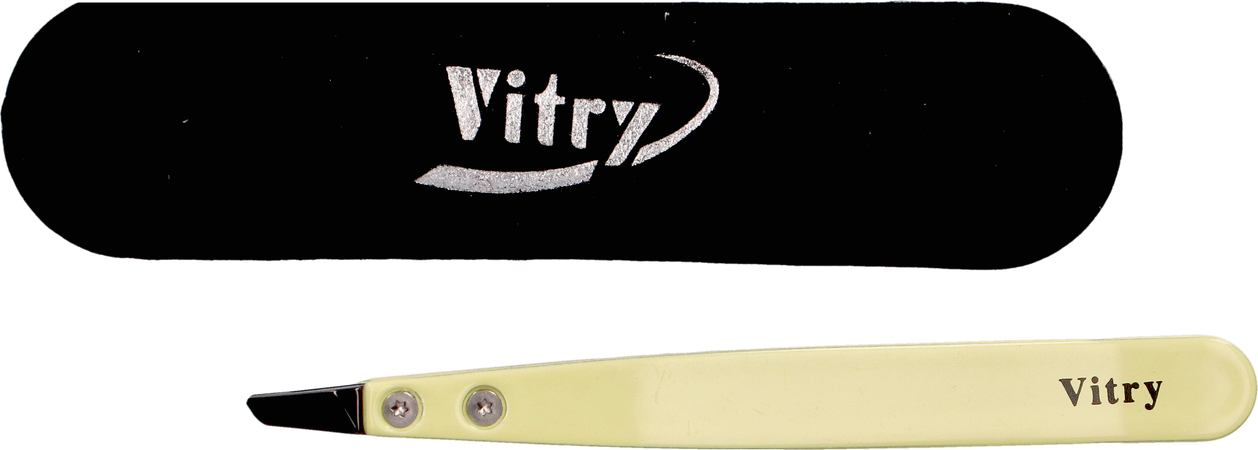 Vitry Epileerpinc. Roestvr.staal Keram.schuin Punt 5