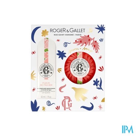 Roger&gallet Kerstset Fleur Fig. 30ml + Zeep 100g